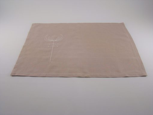 Individual Flor Branca Foto 1