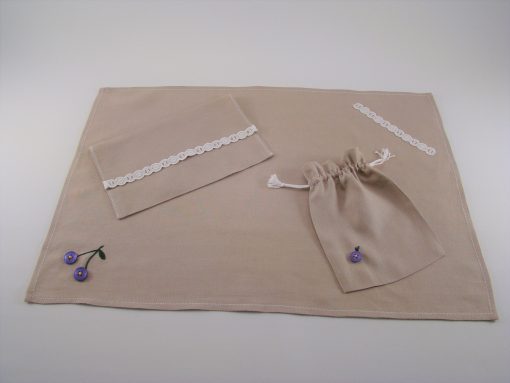 Individual Flor Verde Botão Foto 1