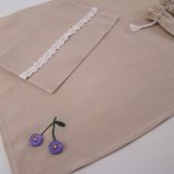 Individual Flor Verde Botão Foto 4