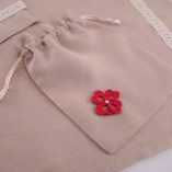 Individual Flor Vermelha Foto 4