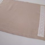 Individual Renda Branca Foto 3