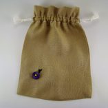 Saco Pano Botão Lilás foto 3