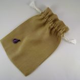 Saco Pano Botão Lilás foto 4