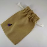 Saco Pano Botão Lilás foto 5