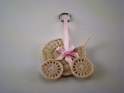 Mini Carrinho Beje Porta Chaves Foto 0