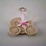 Mini Carrinho Beje Porta Chaves Foto 1