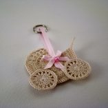 Mini Carrinho Beje Porta Chaves Foto 2