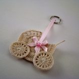 Mini Carrinho Beje Porta Chaves Foto 3